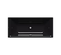 Kaldewei Puro baignoire duo 266530000701 190x90cm, trop-plein au milieu, antidérapant, noir