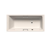 Kaldewei Puro bain d'étoile 255900010231 180x80cm, trop-plein sur le côté, pergamon