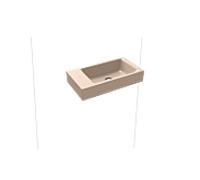 Kaldewei Puro le bassin 906906003030 sans trop - plein, sans trou de coulée, Bahama effet perlant beige, 55x30x1.0cm