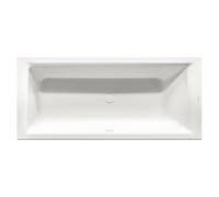 KALDEWEI PURO NEXT COMBI Baignoires rectangulaires avec zone de douche à gauche, Modèle 1435, 170x80cm, 143523000001, Couleur: Blanc alpin
