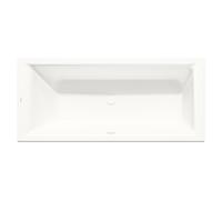 KALDEWEI Puro Next Combi, modèle 1435, baignoire rectangulaire avec zone de douche à droite, 170 x 80 cm, 143500010711, Couleur: Blanc alpin Mat