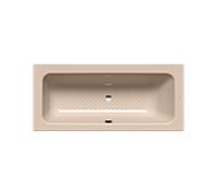 Kaldewei Puro set large baignoire gauche 261134010030 entièrement anti-dérapant, Bahama beige, 170x75cm, trop-plein au milieu