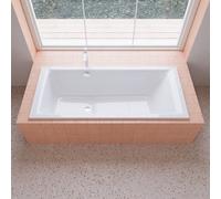 Kaldewei Puro 684 160x70cm avec trop-plein latÃ©ral, Coloris: Blanc, avec effet nacrÃ© - 258400013001