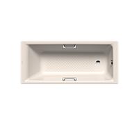 Kaldewei Puro star baignoire 255534013231 180x80cm, effet perle antidérapant, pergamon
