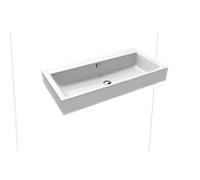 Kaldewei Puro vasque murale 901506003001 3165, 90x46x12cm, effet perlant blanc, sans trou pour robinetterie