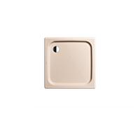 Kaldewei receveur de douche plan de douche 440235003030 100x100x6,5cm, avec support, anti-dérapant effet perlant , beige bahama