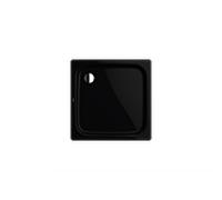 Kaldewei receveur de douche plan de douche 440548043701 80x80x6,5cm, avec support, effet perlant , noir