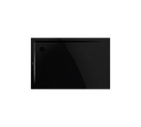 Kaldewei SUPERPLAN 1853-2, Receveurs de douche avec support de baignoire, 90x140cm, 385348040701, Couleur: Noir