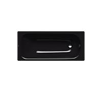 Kaldewei Saniform plus baignoire 113834013701 160x75cm, effet perle antidérapant complet, noir