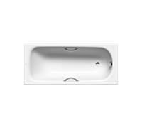Baignoire Rectangulaire Kaldewei Saniform Plus Star 1600x750x410mm 333 Blanc Alpin, trous pour po...