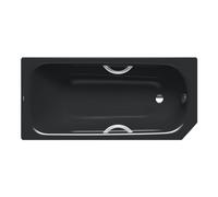 Baignoire Rectangulaire Kaldewei Saniform V4 Star 1600x700x410mm 332 V4 Noir, trous pour poignée