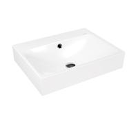 Kaldewei Silenio lavabo Silenio 904306013001 3044, 60x46x12xcm, effet perlant blanc, 1 trou pour le robinet