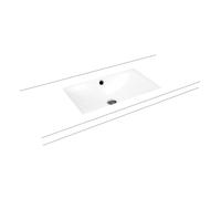 Kaldewei Silenio lavabo 63.4x39.1 cm rectangulaire sous plan blanc 906006003001