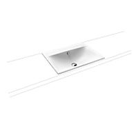 Kaldewei Silenio vasque à encastrer 907706003711 3037, 60 x 46 cm, blanc alpin mat, effet perlant, trop-plein, sans trou pour robinetterie