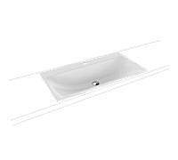 Kaldewei Silenio vasque à encastrer 907806303001 3038, 90 x 46 cm, effet blanc nacré, sans trop-plein, trou pour robinet 2000