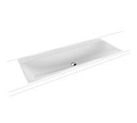 Kaldewei Silenio vasque à encastrer 907906313001 3039, 120 x 46 cm, effet perlant blanc, sans trop-plein, sans trou pour robinetterie
