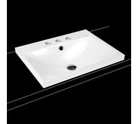 Kaldewei Silenio Lavabo Ã poser Silenio 3040 600x460x40 mm, ExÃ©cution: 1x3 trou de coulÃ©e avec trop-plein - 903906033001