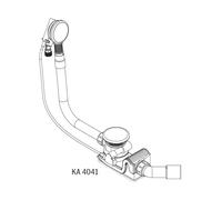 Kaldewei siphon de baignoire blanc 687772100001