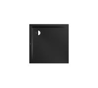 Kaldewei SUPERPLAN 1848-1, Receveurs de douche, 90x90cm, 384800012676, Couleur: Noir mat 100 avec Secure Plus
