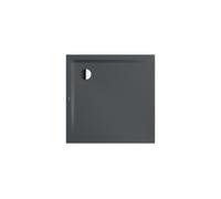 Kaldewei Superplan receveur de douche 384800013674 90x90x2,5cm, effet perlant , gris chaud85