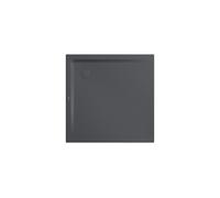 Kaldewei SUPERPLAN 1848-2, Receveurs de douche avec support de baignoire, 90x90cm, 384848043666, Couleur: Gris froid 80 avec effet perlÃ©