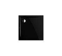 Kaldewei SUPERPLAN 1848-5, Receveurs de douche avec support de baignoire extra-plat, 90x90cm, 384847983701, Couleur: Noir avec effet nacré