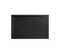 Kaldewei SUPERPLAN 1850-2, Receveurs de douche avec support de baignoire, 90x110cm, 385048042676, Couleur: Noir mat 100 avec Secure Plus