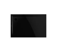 Kaldewei Superplan xxl receveur de douche 385348040701 90x140x4,3cm, avec support, noir