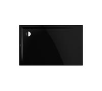 Kaldewei Receveur de douche Superplan 385547980701 90x160x2,5cm, avec support plat, sans effet/anti-dérapant, noir