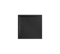 Kaldewei SUPERPLAN 1858-2, Receveurs de douche avec support de baignoire, 100x100cm, 385848042667, Couleur: Cool Grey 90 avec Secure Plus