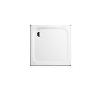 Kaldewei de douche SUPERPLAN CLASSIC 386 avec support 447547981001 extra-plat, 80 x 80 cm avec Invisible Grip, brillant, blanc alpin