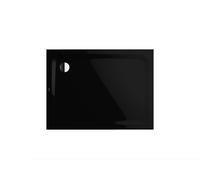 Kaldewei Superplan Classic receveur de douche 447248043701 80x100x2,5cm, avec support, effet perlant , noir