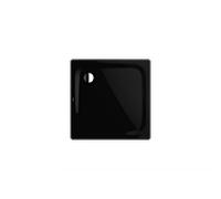 Kaldewei Superplan Classic receveur de douche 447000013701 100x100x2,5cm, effet perlant , noir