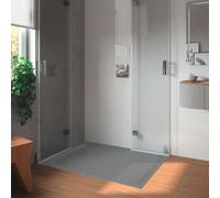 Kaldewei Superplan Classic 407-1 100x120cm, 430700013674, Couleur: Gris chaud 85 avec effet perlé