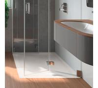 Kaldewei Superplan Classic receveur de douche 447347933001 80x120x2,5cm, support plat, antidérapant effet perlant , blanc