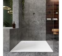 Kaldewei de douche SUPERPLAN CLASSIC 390 avec support 446947981001 extra-plat, 90 x 90 cm avec Invisible Grip, brillant, blanc alpin
