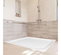 Kaldewei Superplan surface de douche classique 447147940001 120x120cm, plat, sangles, antidérapant intégral, blanc