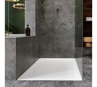 Surface de douche Kaldewei SUPERPLAN CLASSIC 387-5 447747981001 extra-plate 75 x 90 cm avec Invisible Grip, brillant, blanc alpin