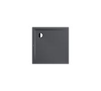Kaldewei Superplan receveur de douche 383100013666 80x80x2,5cm, effet perlant , cool grey80