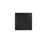 Kaldewei Superplan receveur de douche 383148040676 80x80x2,5cm, avec support, noir mat100