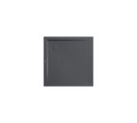 Kaldewei Superplan receveur de douche 383148043666 80x80x2,5cm, avec support, effet perlant , cool grey80