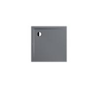 Kaldewei Superplan receveur de douche 384800013665 90x90x2,5cm, effet perlant , cool grey70