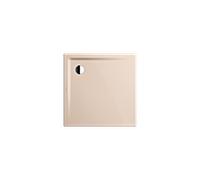 Kaldewei Superplan receveur de douche 384847980030 90x90x2,5cm, support plat, sans effet/anti-dérapant, beige bahama