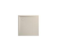 Kaldewei Superplan receveur de douche 384848042668 90x90x2,5cm, avec support, Antislip Secure Plus, warm grey10