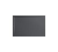 Kaldewei Superplan receveur de douche 384948043666 90x100x2,5cm, avec support, effet perlant , cool grey80