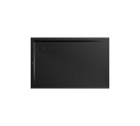 Kaldewei SUPERPLAN 1850-2, Receveurs de douche avec support de baignoire, 90x110cm, 385048042676, Couleur: Noir mat 100 avec Secure Plus