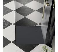 Kaldewei Superplan receveur de douche 384848040667 90x90x2,5cm, avec support, cool grey90
