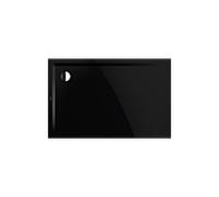 Kaldewei Superplan xxl receveur de douche 385200013701 90x130x2,5cm, effet perlant , noir