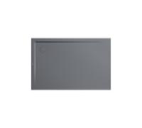 Kaldewei Superplan xxl receveur de douche 386348043665 100x170x5,1cm, avec support, effet perlant , cool grey70