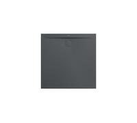 Kaldewei SUPERPLAN ZERO 1510-5, Receveurs de douche avec support de receveur extra-plat, 70x70cm, 351047983674, Couleur: Gris chaud 85 avec effet perlé
